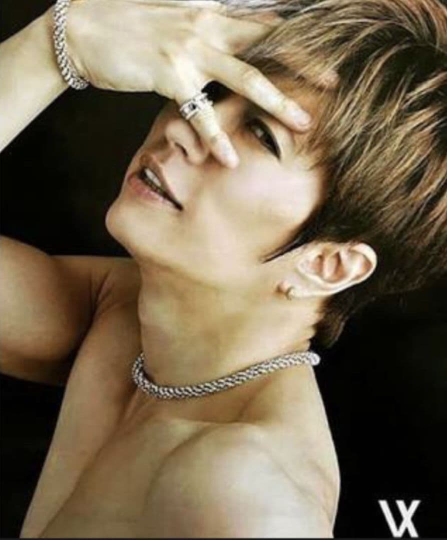 GACKT愛用 バティックス VATIX ブレスレット ゴールド スワロ 新品 極美品】GACKT愛用 VARTIX バティックス ＃LUV 7mm クリア ネックレス