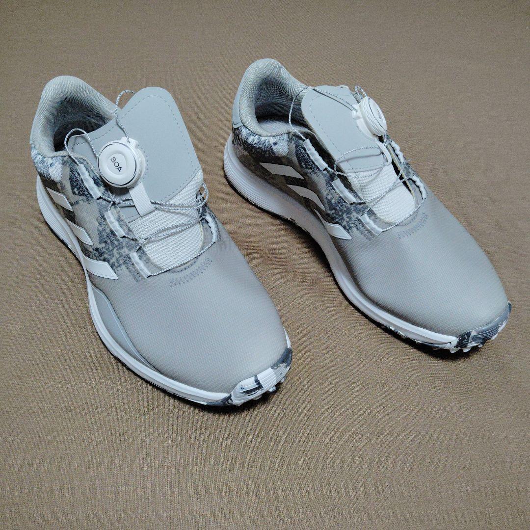 アディダス S2G BOAゴルフシューズ グレー ボアシステム jp250 - メルカリ
