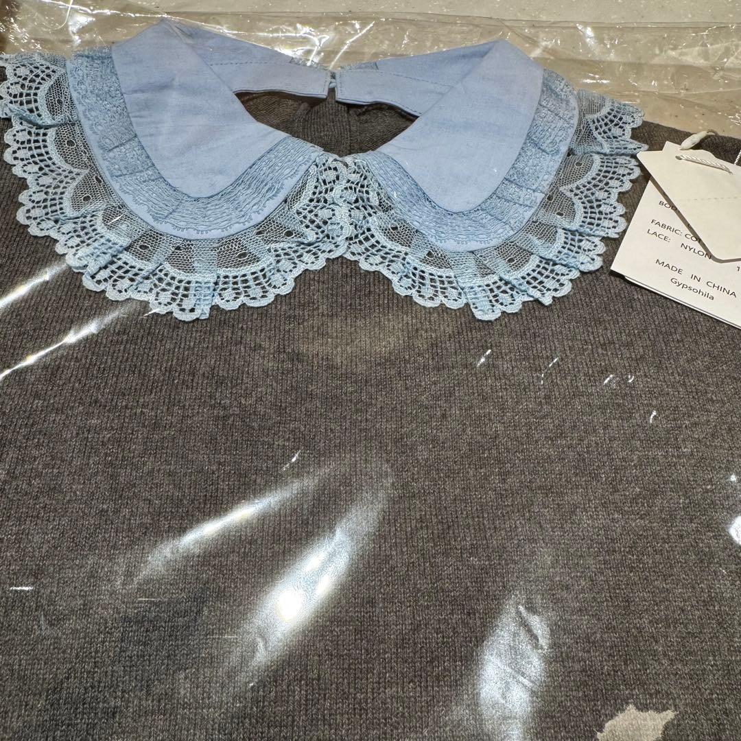 新品タグ付きgypsohilaジプソフィア レース ニット yori bibiy - メルカリ