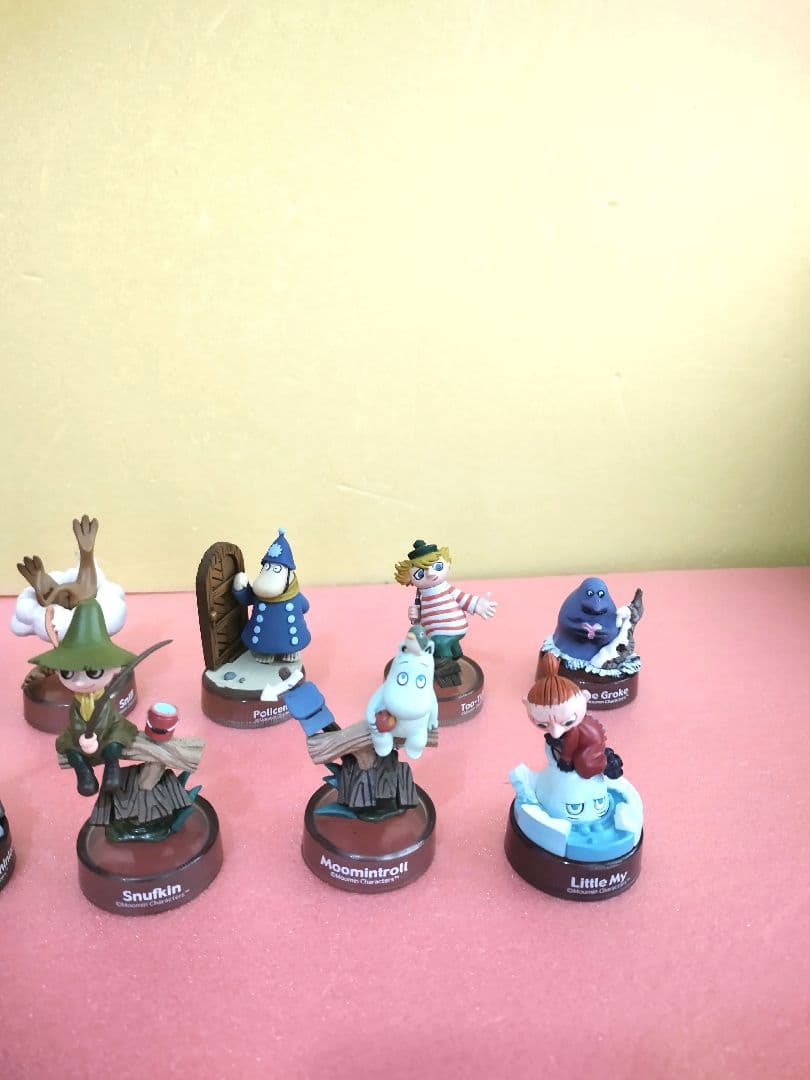 ムーミン ボトルキャップ フィギュア 11種 海洋堂 ＋スニフキーホルダー
