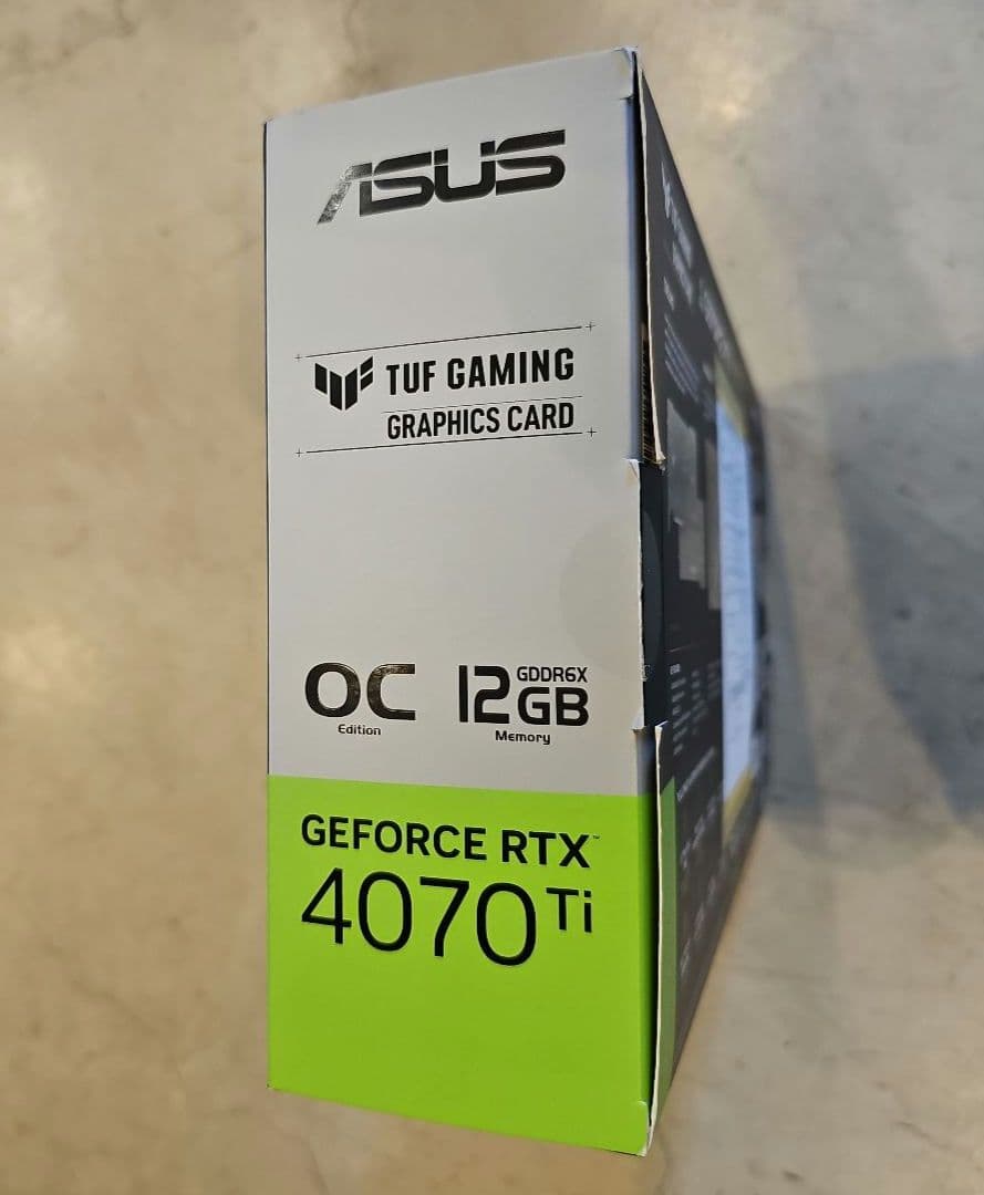 再値下げ ASUS TUF RTX4070Ti OC12GB 即日発送 - メルカリ