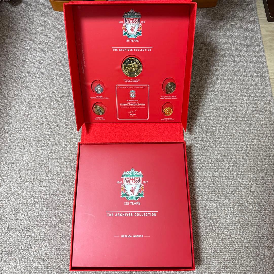 激レア] リバプールFC 125周年ブック＆メダルセット - メルカリ