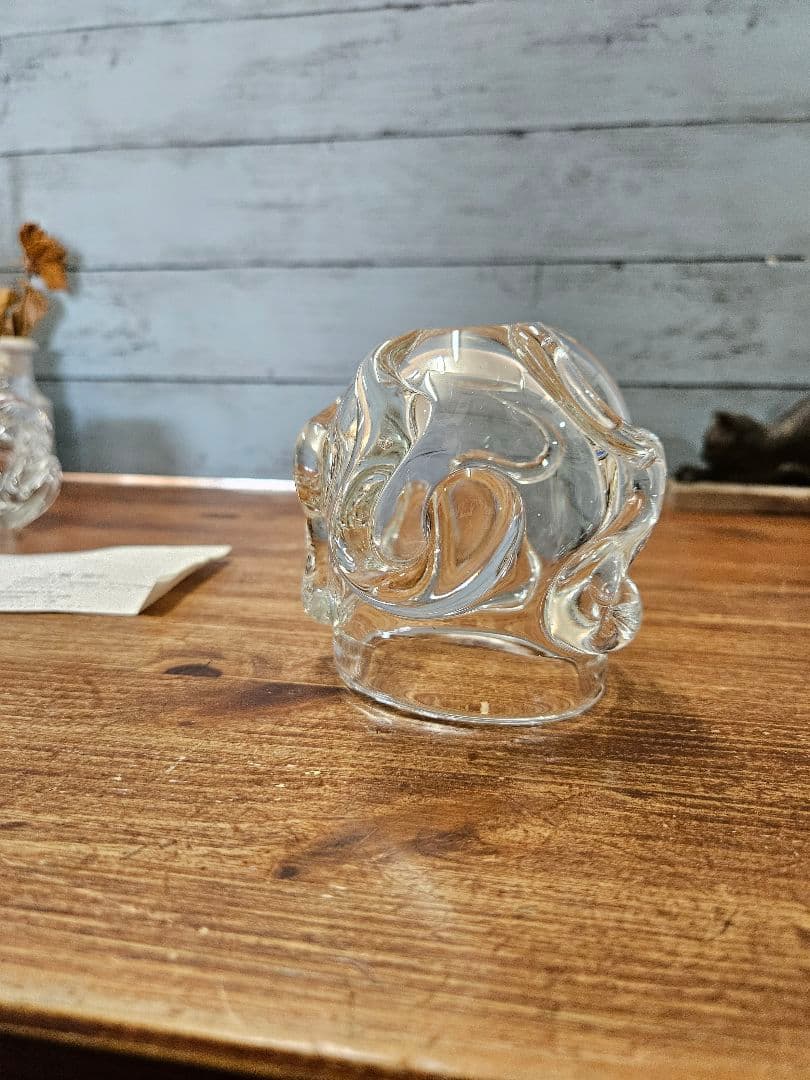 土橋隆弘 作 クリスタルガラス ロックグラス タンブラー 花器  4