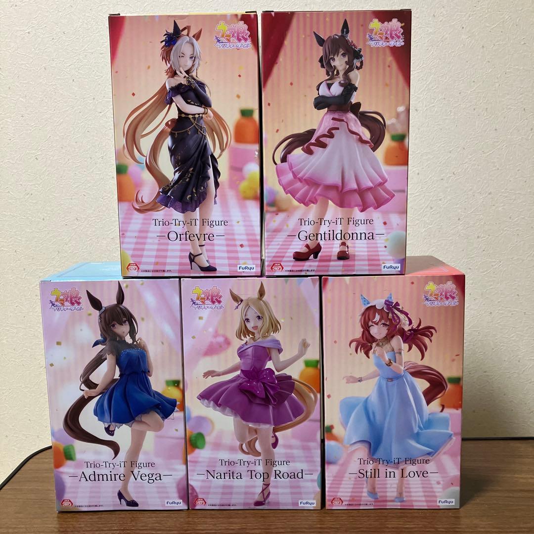 ラウンドワン限定 ウマ娘 Trio-Try-iT Figure フィギュア5体 - メルカリ
