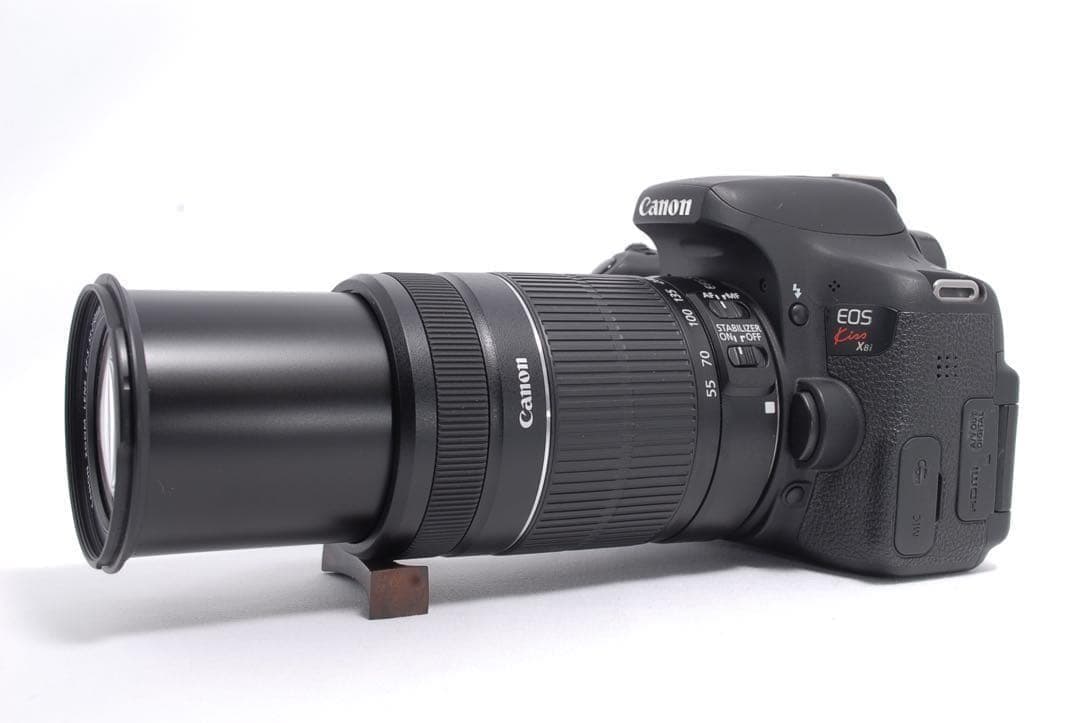 スマホ転送OK✨Canon Kiss X8i✨標準＆望遠Wレンズ✨初心者おすすめ