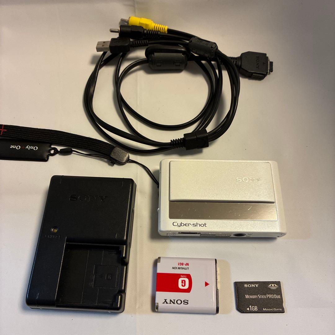 SONY CyberShot DSC-T20 ホワイト デジタルカメラ - メルカリ