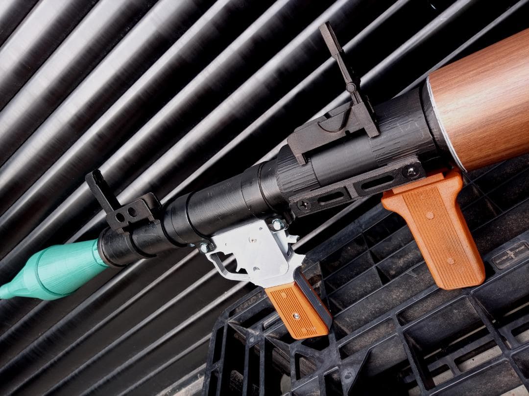 フルスクラッチ RPG-7 ロケットランチャー 3Dプリンター 成形 M