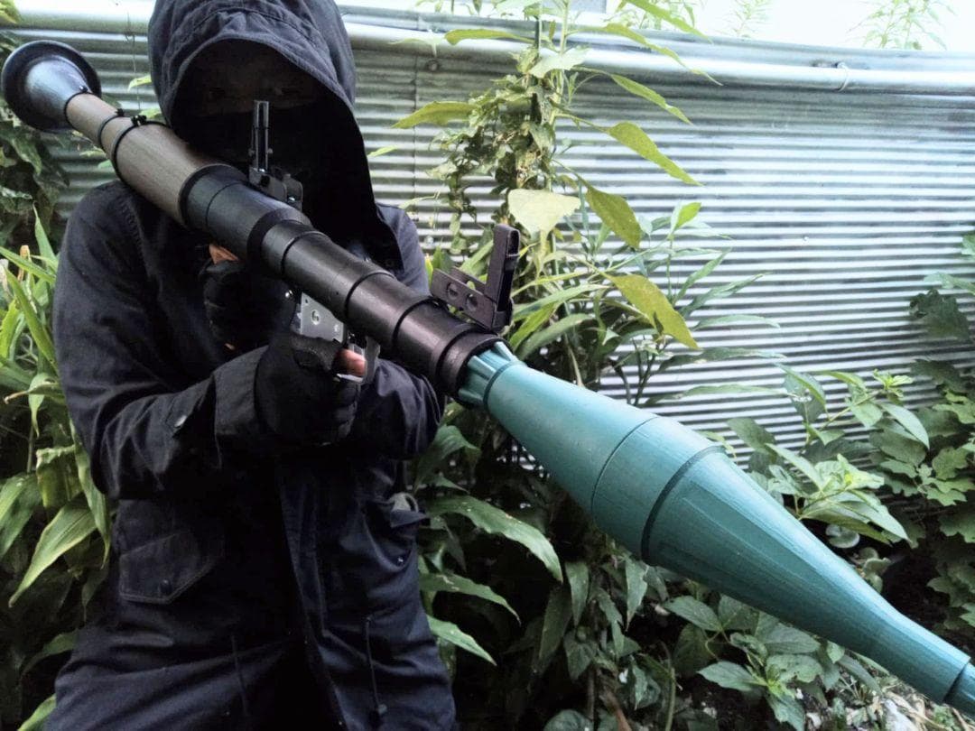 フルスクラッチ RPG-7 ロケットランチャー 3Dプリンター 成形 M