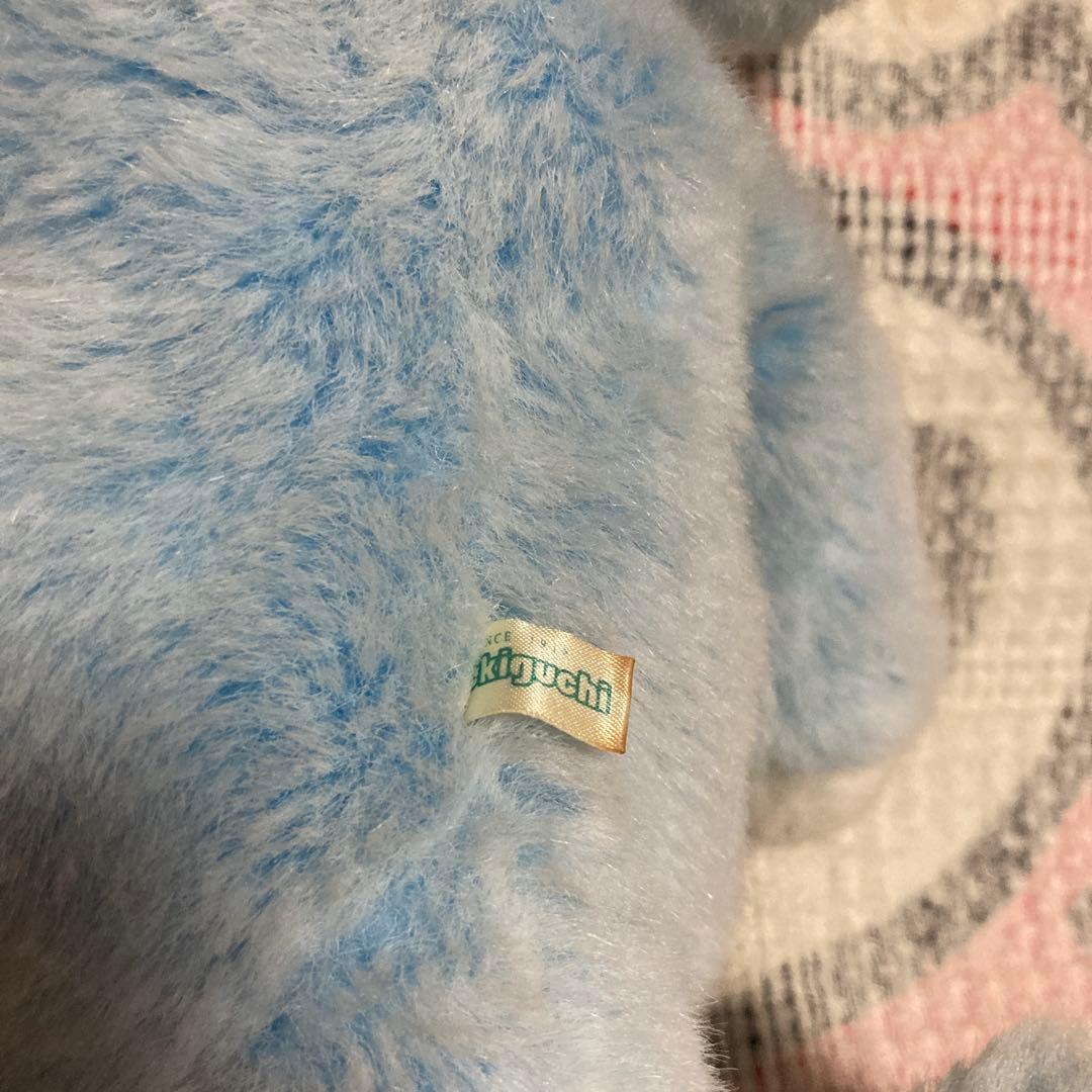 セキグチ　11ぴきのねこ　ぬいぐるみ　中古品　ブルー　毛足の長いタイプ