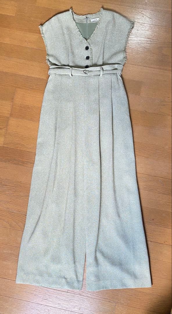 クラネ CLANE TWEED FRINGE ALL IN ONE ミント - メルカリ