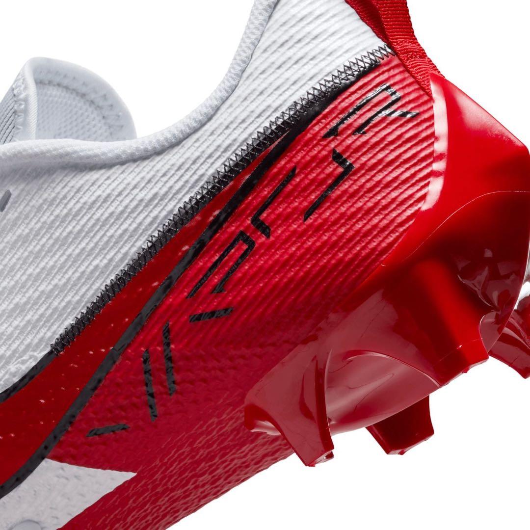 ナイキ 26.5ヴェイパー エッジ アメフト スパイク シューズ 靴 白 赤