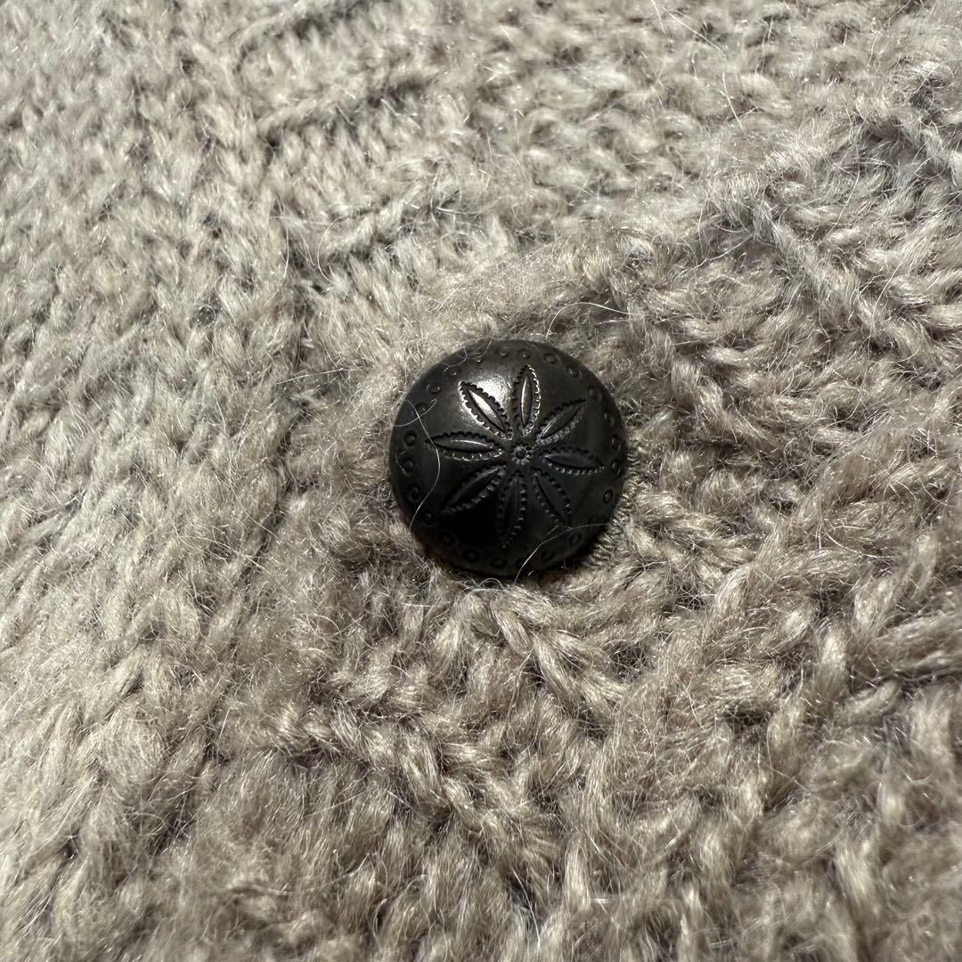 NEIGHBORHOOD モヘア混 12AWカーディガン ベージュ M