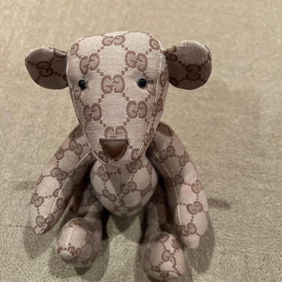 Gucci GGパターン ぬいぐるみ