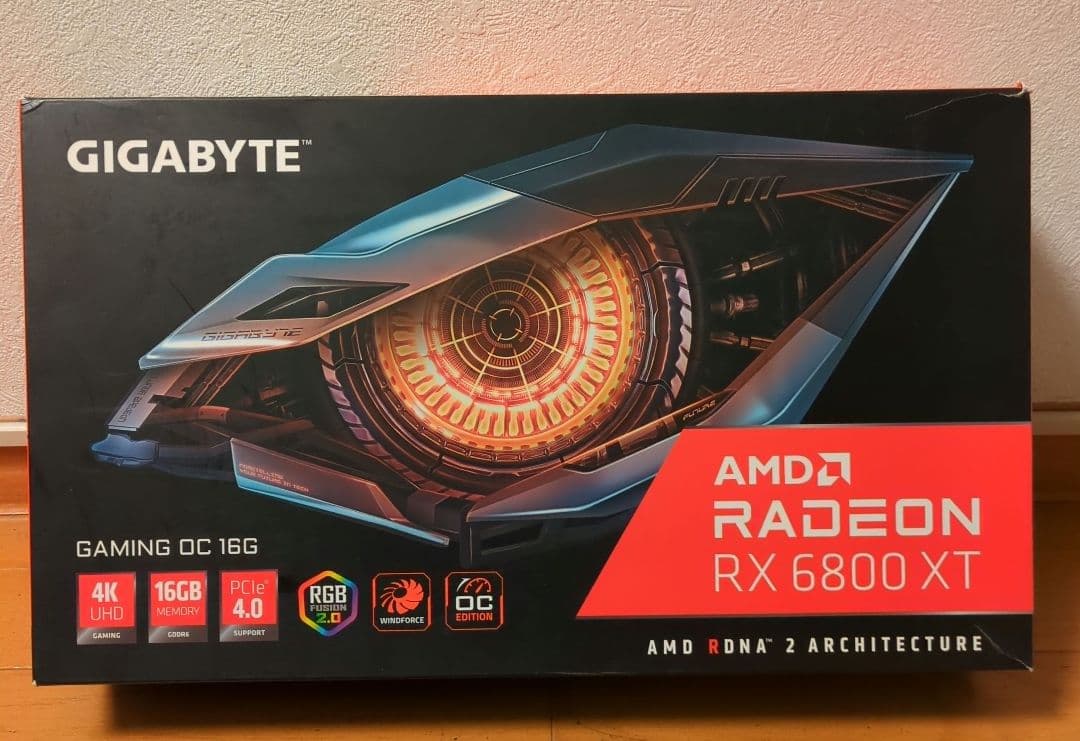 グラフィックボード・グラボ・ビデオカード GIGABYTE Radeon RX 6800 XT 16GB Amazon | GIGABYTE AMD Radeon RX 6800 XT ゲーミング OC 16G