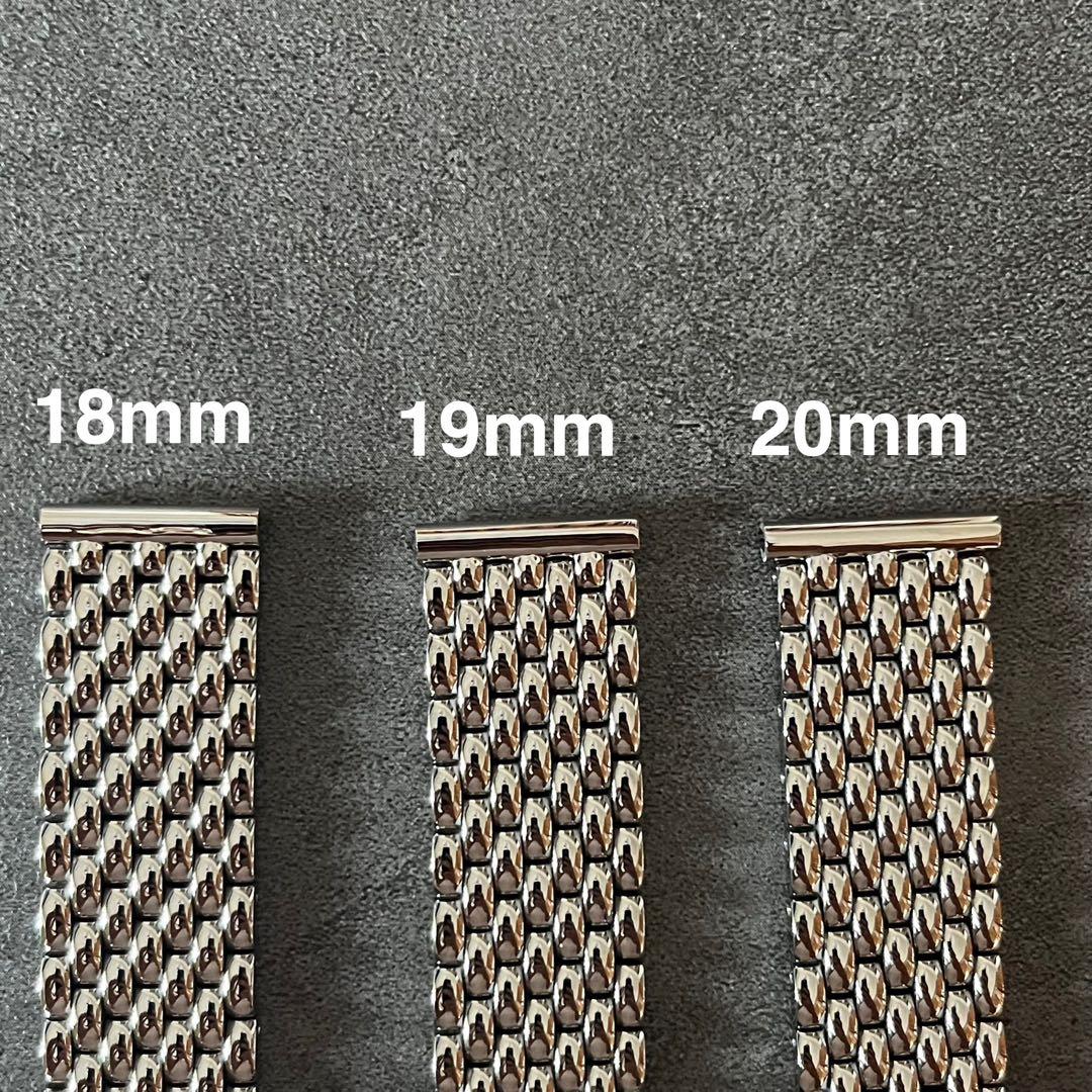 ライスブレス 無垢18mm バタフライバックル 腕時計ブレスレット - メルカリ