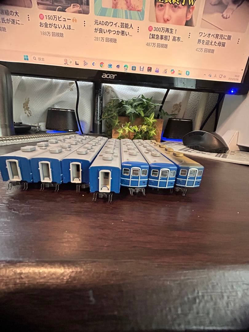 KATO12系客車AND TOMIX機関車セット9両ジャンク