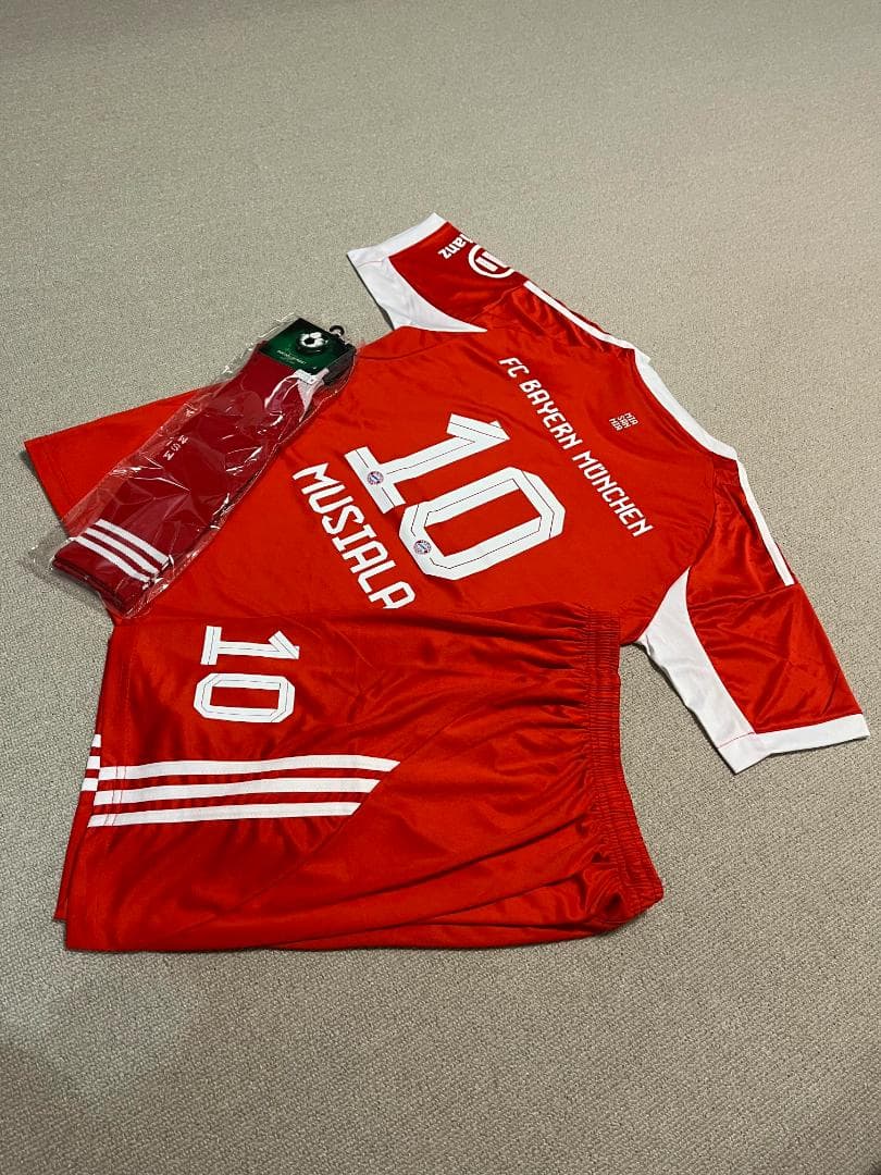 Sサイズ 25-26年 バイエルン ムシアラ ユニフォーム レプリカ - メルカリ