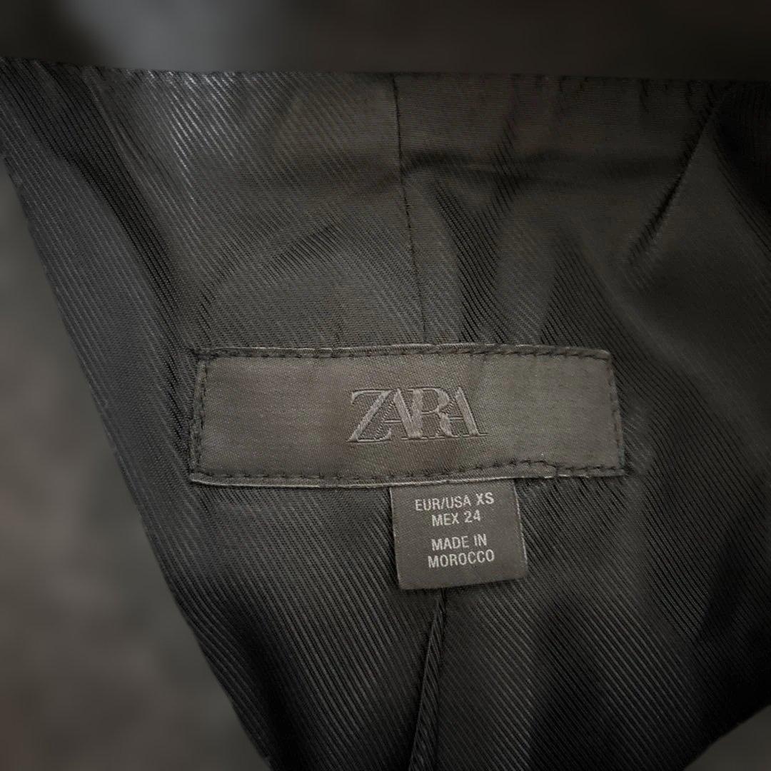 完売品⭐︎ZARA ハイネックショートコート XS グレーマール - メルカリ