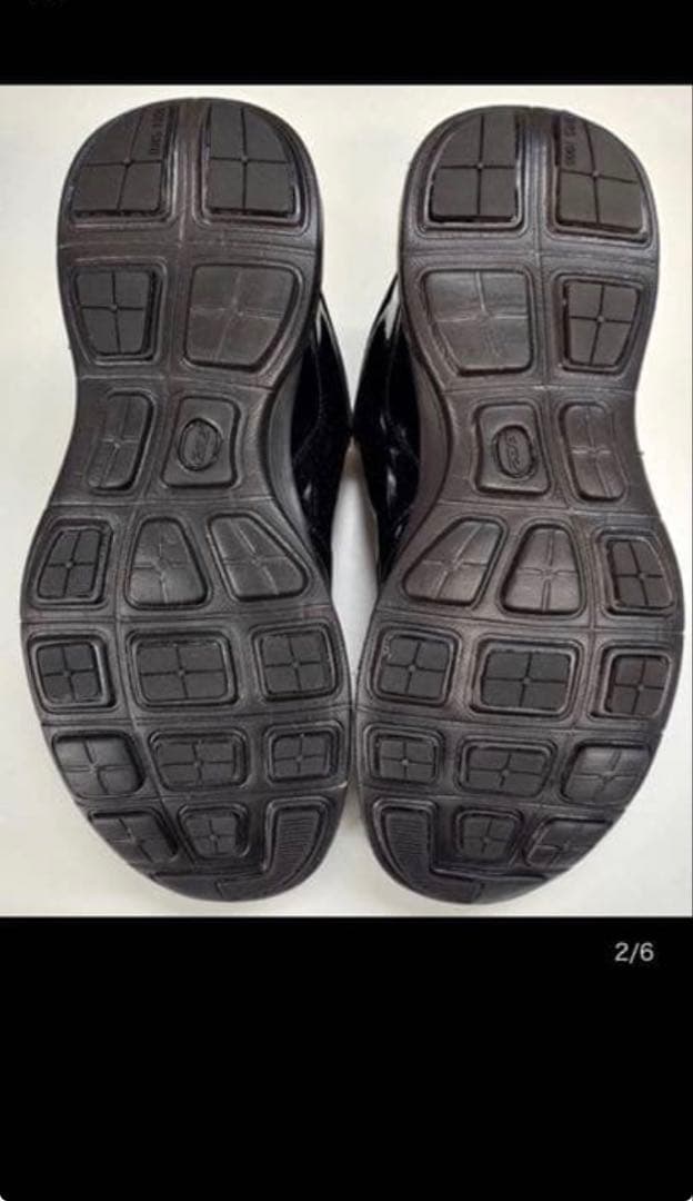 希少3N2 VX1 レフェリーシューズ 26.5cm ブラック 光沢 エナメル