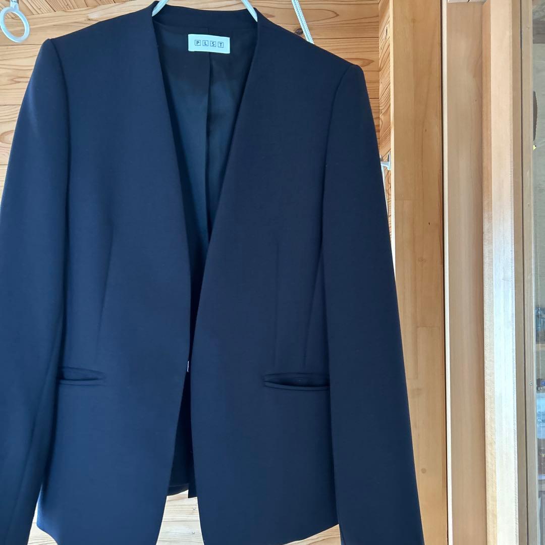 プラステ　2WAYストレッチカラーレスジャケット・テーパードパンツ PLST(プラステ)公式 | 2024年モデル プレミアムオックスカラーレス