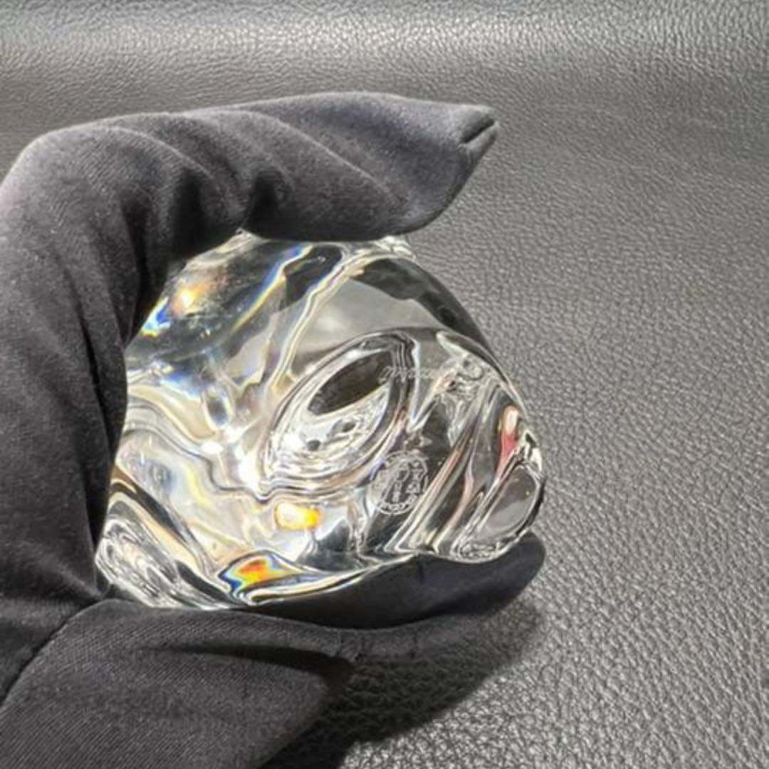 Baccarat バカラ クリスマス オブジェ 置き物 スノーマン クリア