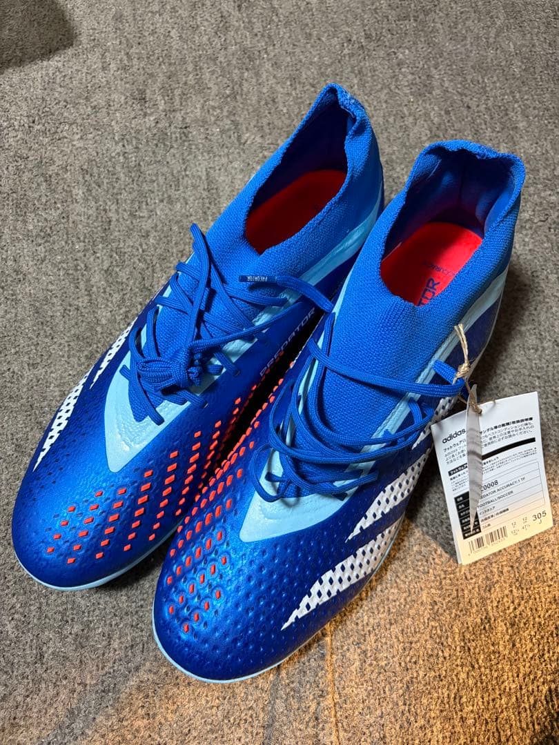 アディダス Bounce 青 シューズ 30.5cm