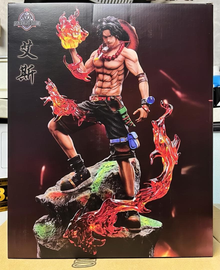 ワンピース エース フィギュア ガレージキット 塗装済み完成品 POP