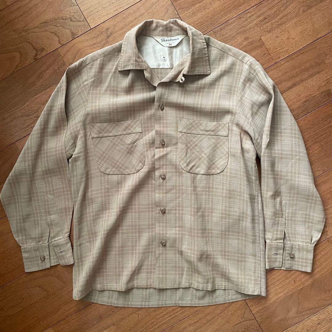 50s 60s Sportsman オープンカラー レーヨン ビンテージ シャツ - メルカリ