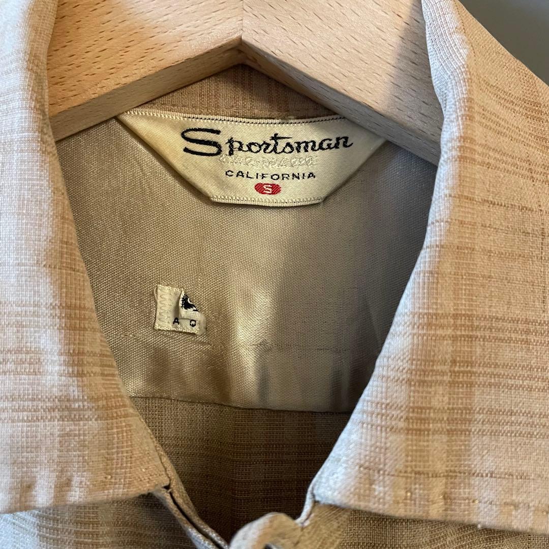 50s 60s Sportsman オープンカラー レーヨン ビンテージ シャツ - メルカリ