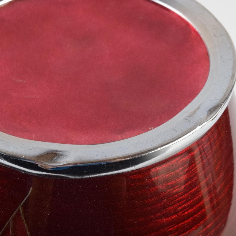 七宝焼 四君子文 花瓶 時代箱 V 9058 - メルカリ