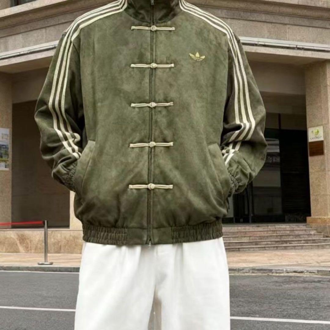adidasアディダス 中国限定 蛇年トラックジャケット 緑Lサイズ” - メルカリ