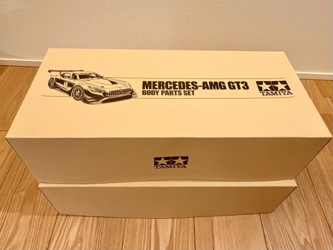 タミヤ メルセデスGT3 スペアボディ 2点セット 未塗装