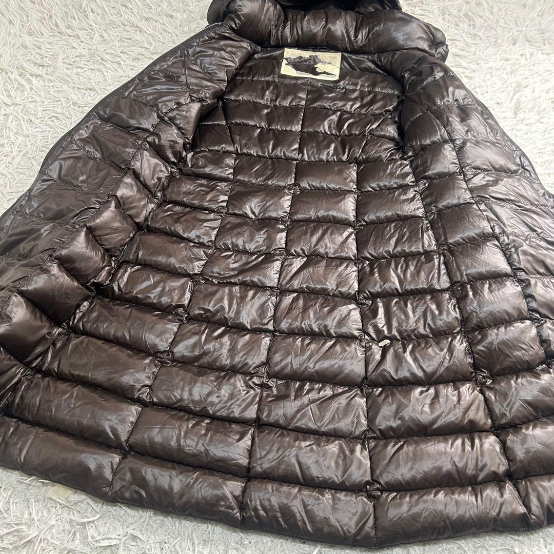 15992✨良品✨ヘルノ 38 フード着脱 ロングダウンジャケット コート
