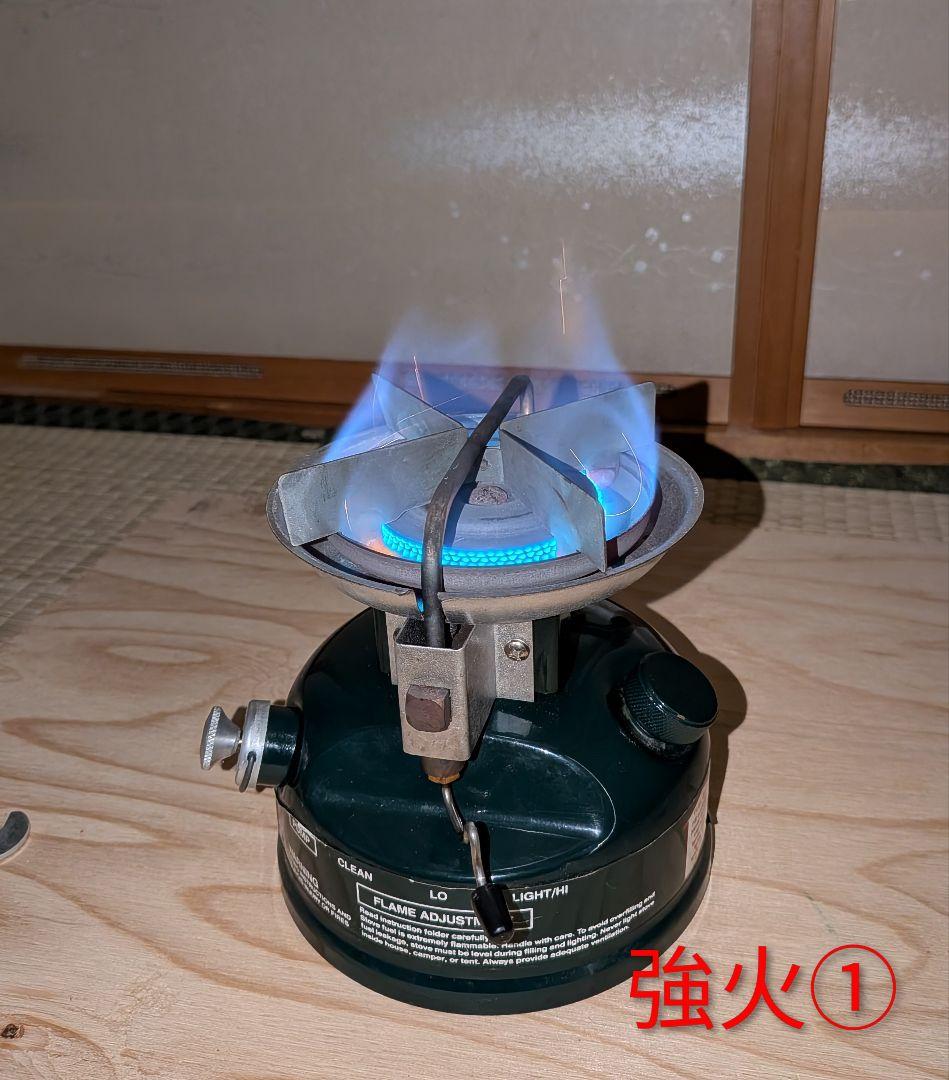 コールマン508 ツーレバーガソリンストーブ完動品とヒーター