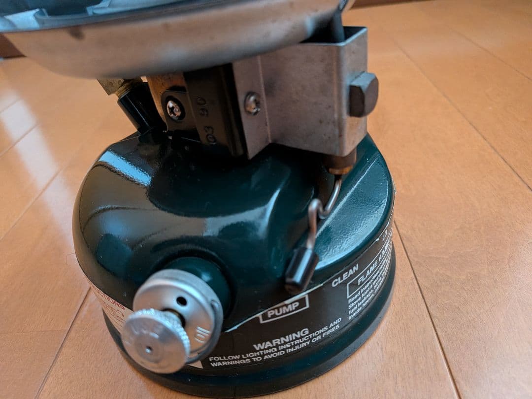 コールマン508 ツーレバーガソリンストーブ完動品とヒーター