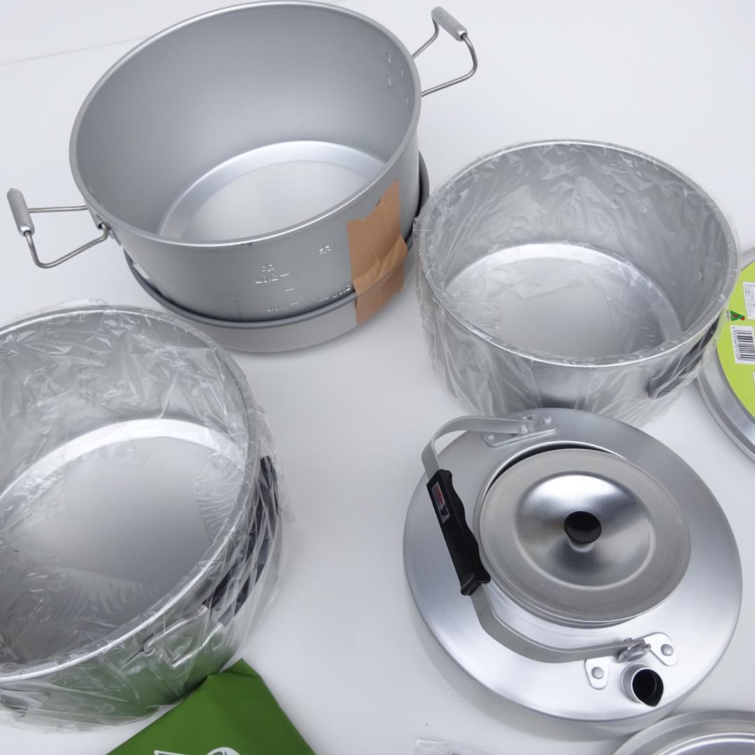 未使用 MORITA森田製作所ハードコッヘルアルミクッカー8人-10人