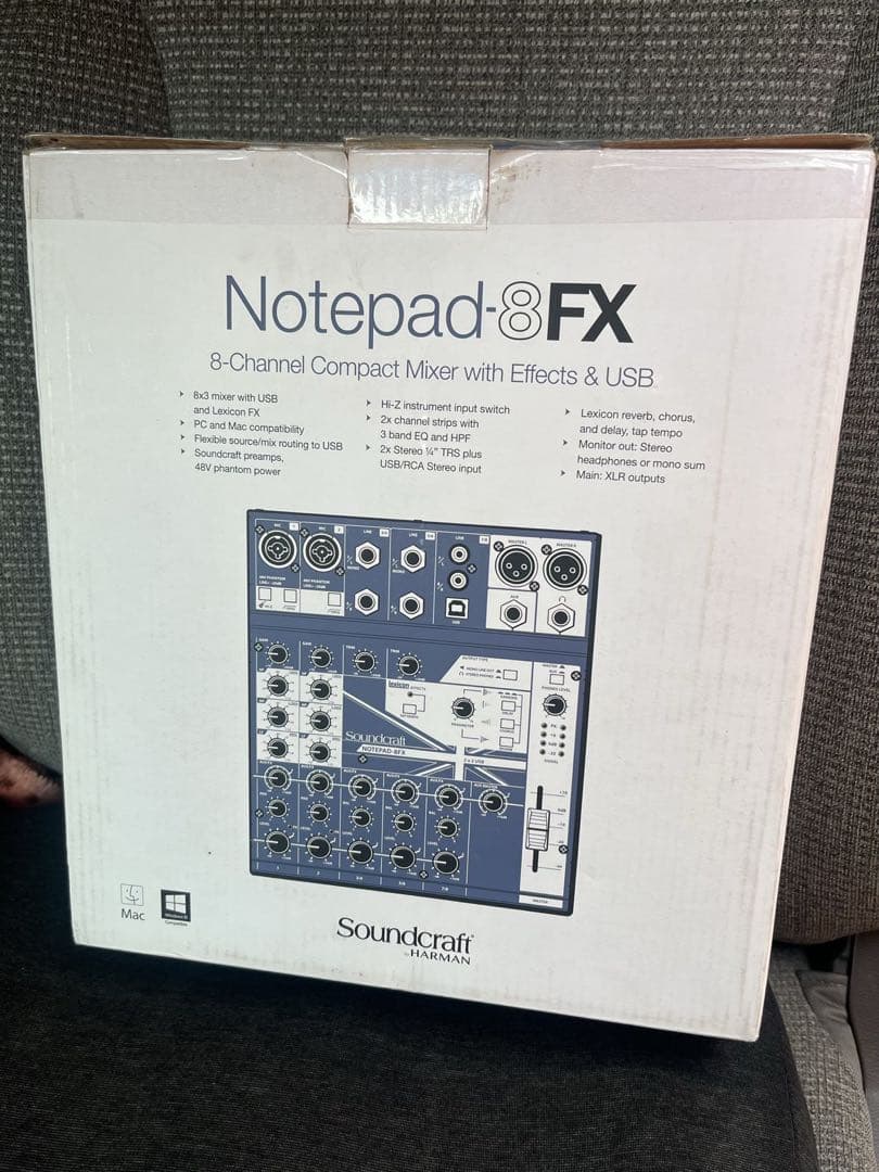 Soundcraft Notepad-8FX アナログミキサー ぴったりケース付 - メルカリ
