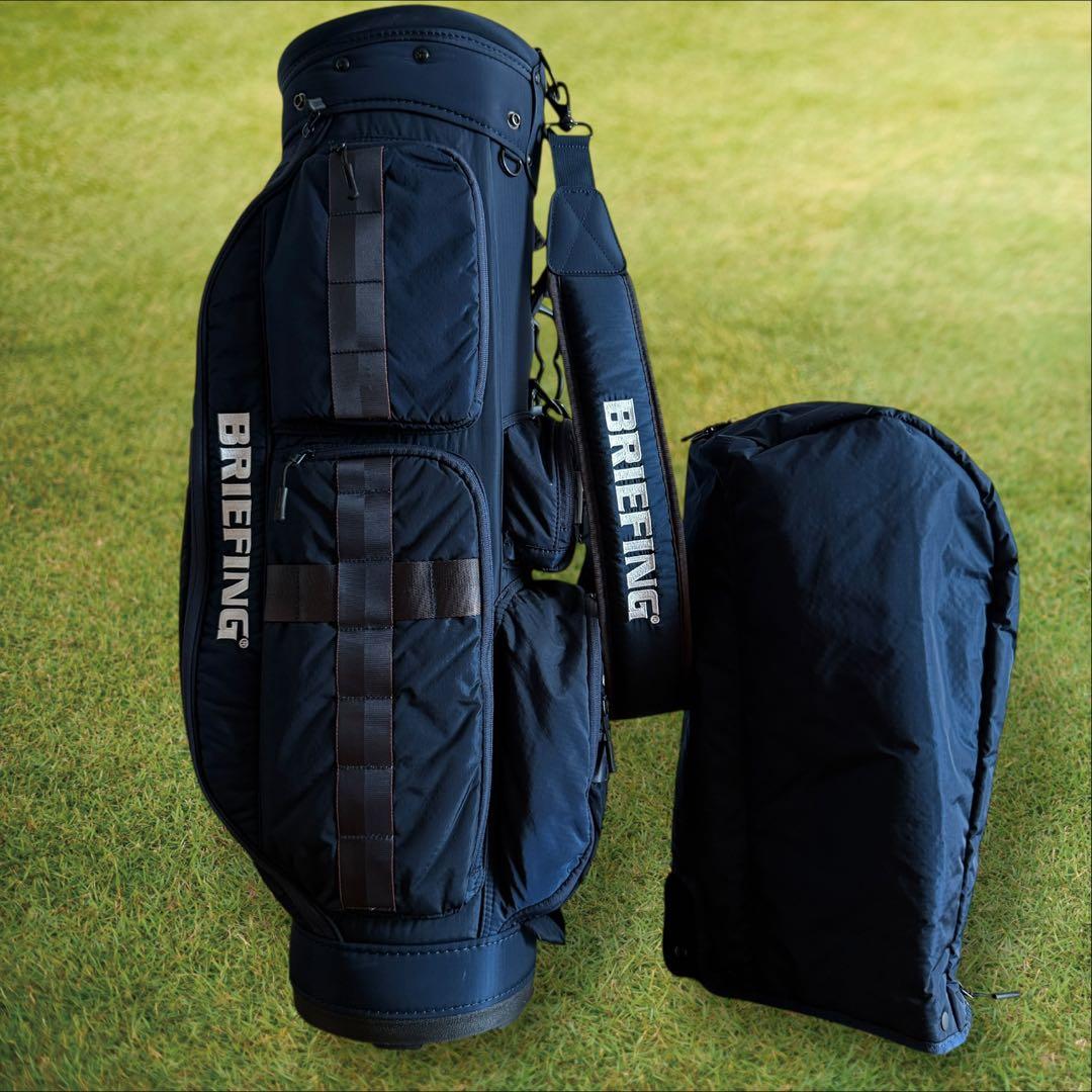 ブリーフィング　キャディバッグ　ネイビー　CR-6 紺 軽量　ユニセックス ブリーフィング キャディバッグ BRIEFING CR-6 | 新着 | plywood