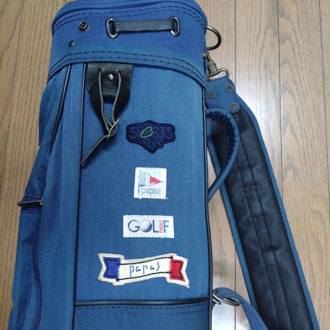 パパス papas ゴルフバッグ キャディーバッグ - メルカリ