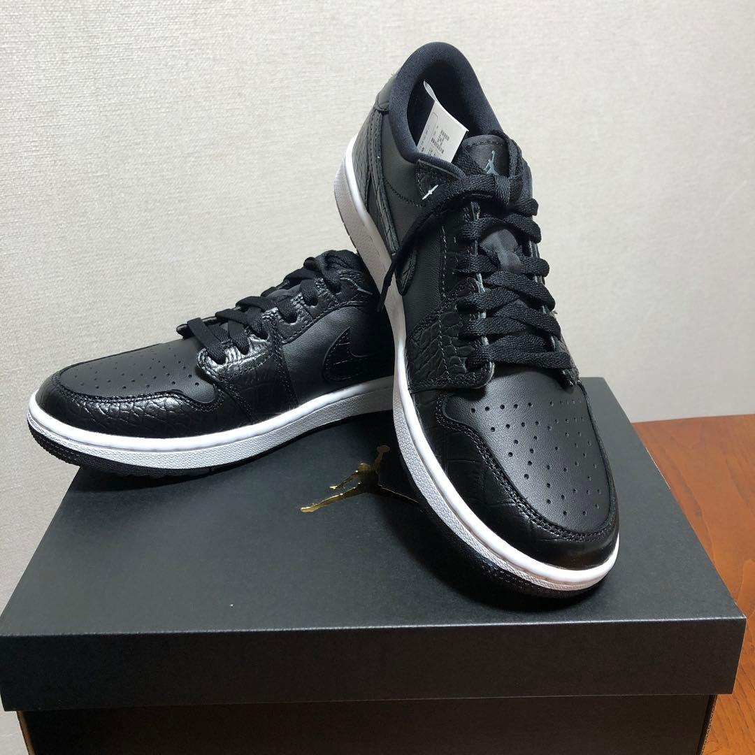 ナイキ エアジョーダン1LOW GOLF ブラック クロコダイル 27cm - メルカリ