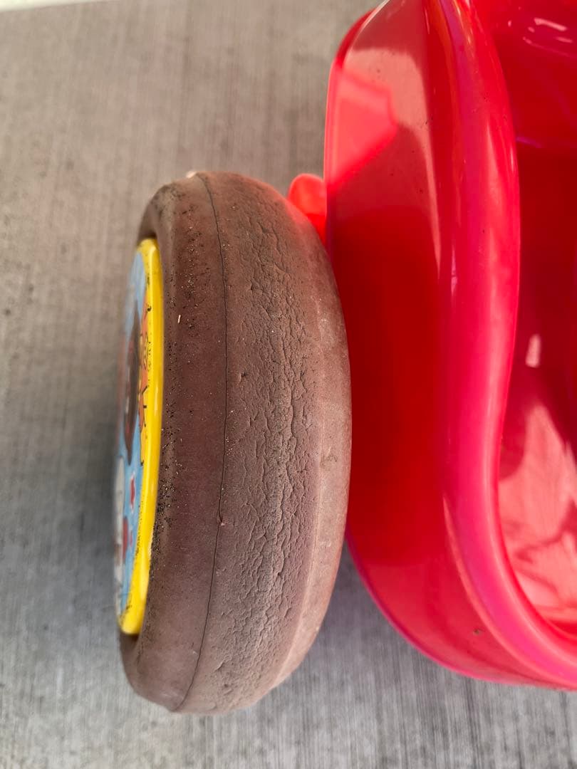 【直接お渡しで値引き】アンパンマン 三輪車 押し棒付き