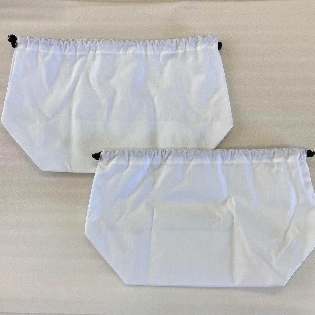 シャネル 巾着 袋 2枚セット 非売品 ポーチ ホワイト 新品 - メルカリ