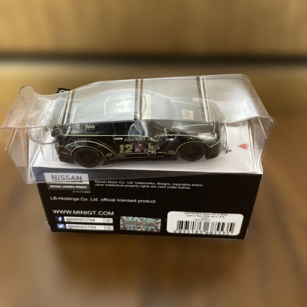 ミニカー MINI GT LBWORKS Nissan GT-R - JPS 140