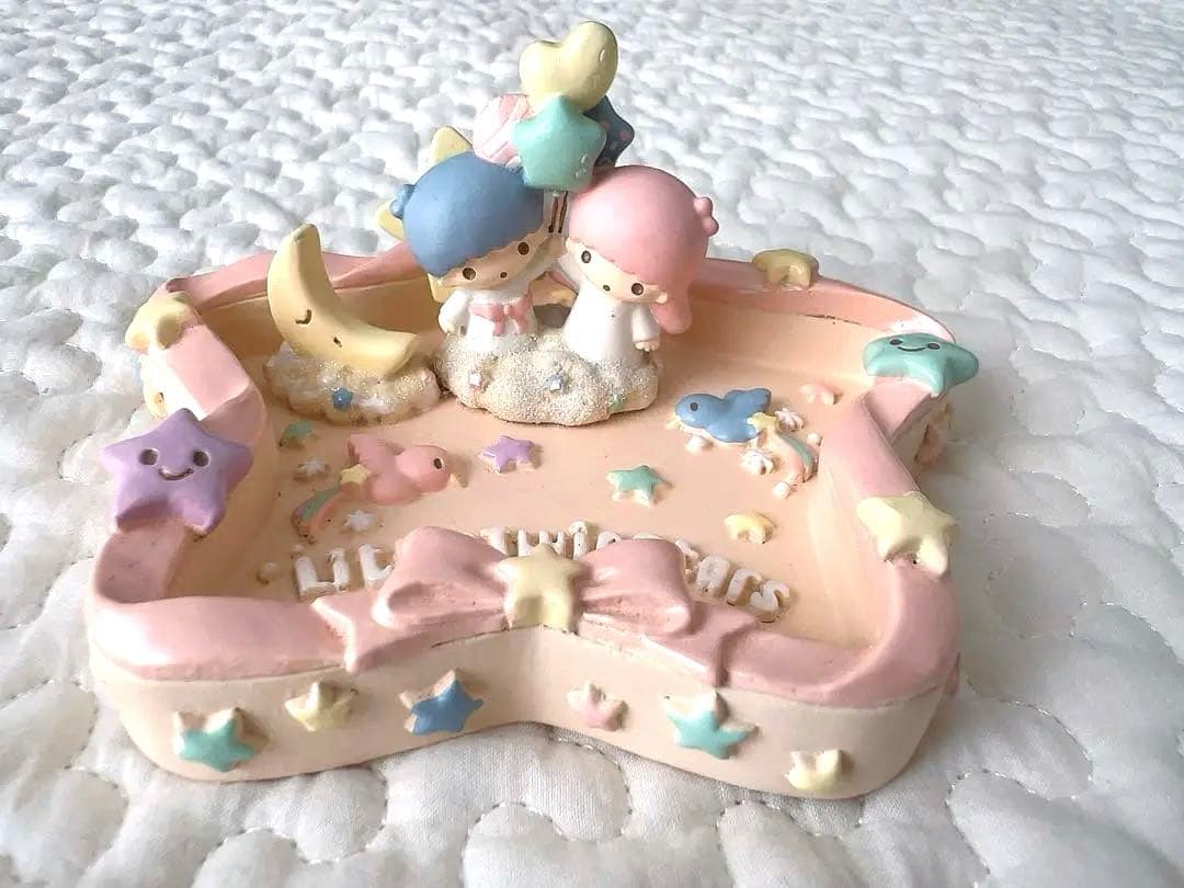 レトロ レア リトルツインスターズ 星型プレート アクセサリーケース