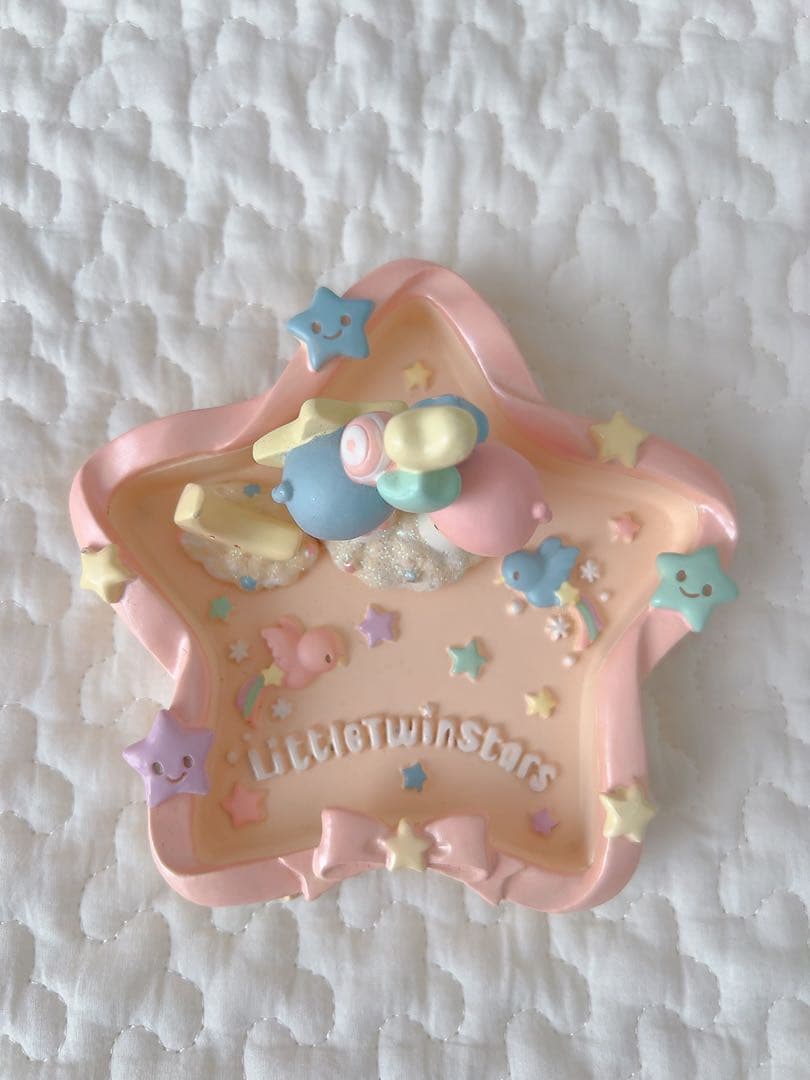 レトロ レア リトルツインスターズ 星型プレート アクセサリーケース