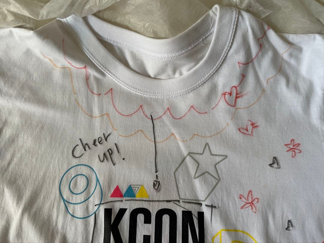TWICE ナヨンミナダヒョン Kcon2016直筆サイン入りオリジナルTシャツ