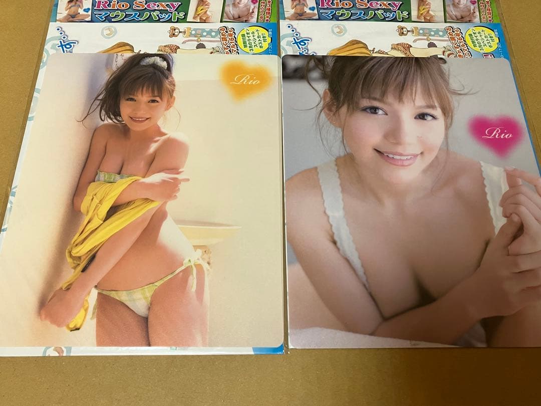 Rio 柚木ティナ S1 アイポケ ヤングアニマル マウスパッド 5種まとめ売り