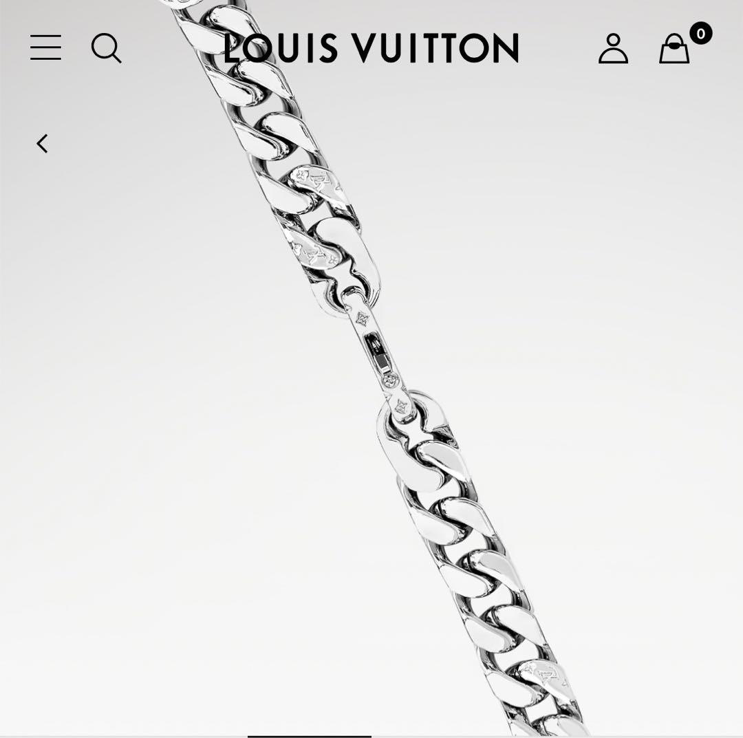 極美品】ルイヴィトン コリエ モノグラム 喜平 チェーンリンクス