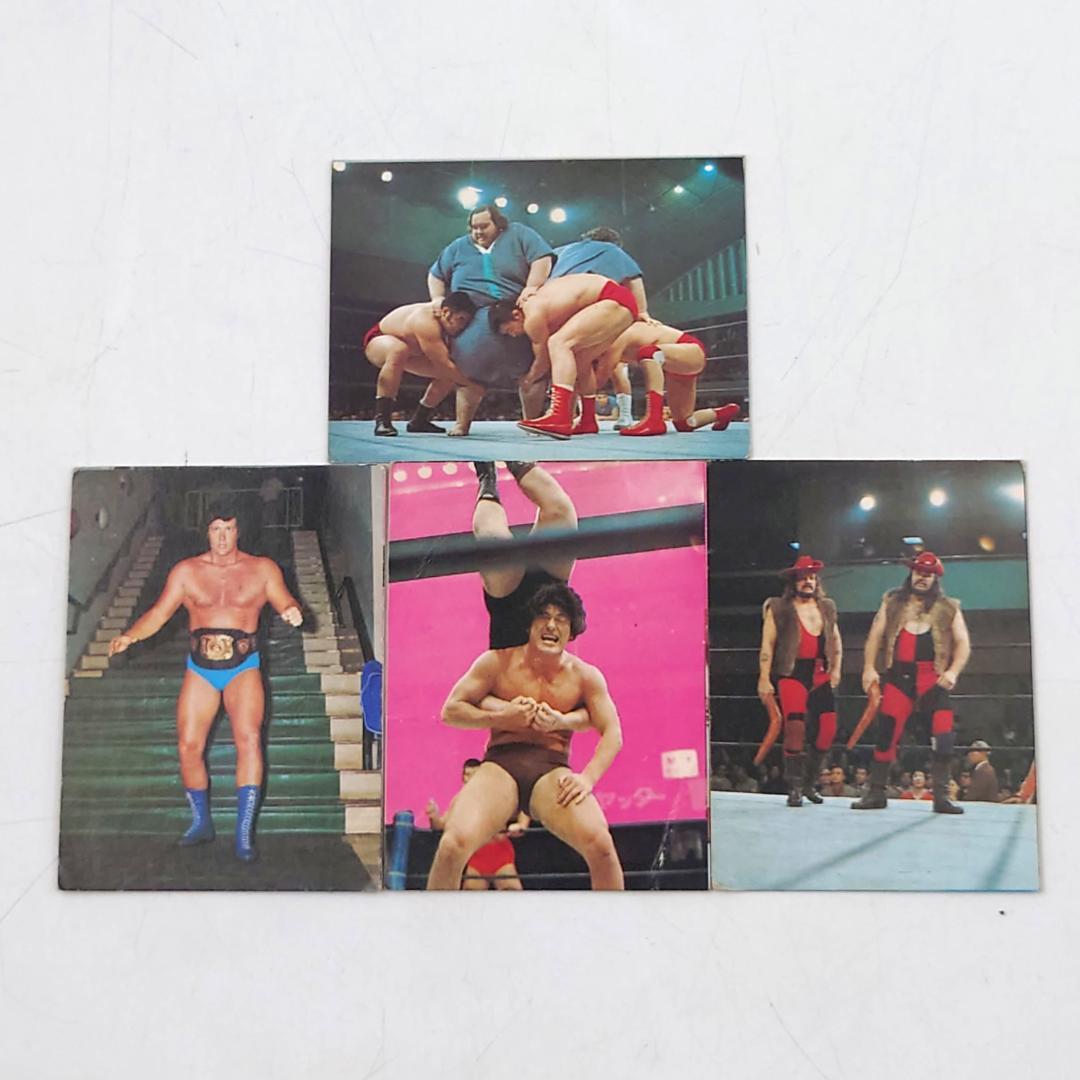 当時物 山勝 新日本プロレス ミニカード 12枚セット アントニオ猪木