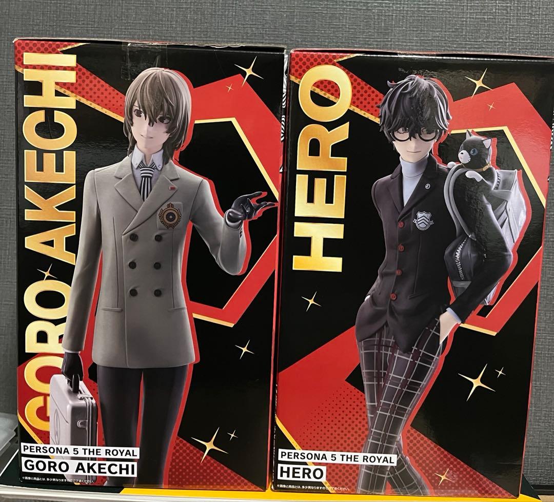 一番くじ 『ペルソナ5 ザ・ロイヤル』A賞主人公 フィギュア B賞 明智